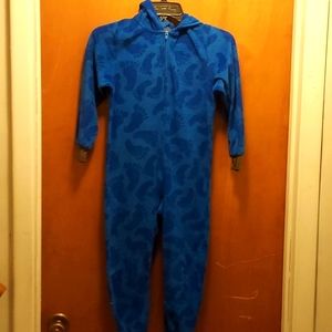 Boys Yeti Hooded Blanket Pajamas Size 6-7